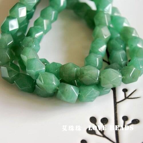 Wholesale 14.5"/38cm natural green aventurine nuggets 9x12mm/13x18mm loose beads jewelry making craft findings DIY for women