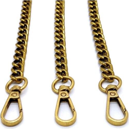 20cm Metal Chain For Shoulder Bags Handbag Buckle Handle DIY Chain Bag Strap Accessories Hardware Double Woven Iron Chain obag