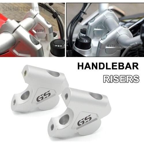 For BMW ADV 2014-2018 R1200GS LC 2PCS 32mm CNC Machining R 1200 GS R1200 GS Handlebar Risers Bar Clamp Extend Adapter With Bolts