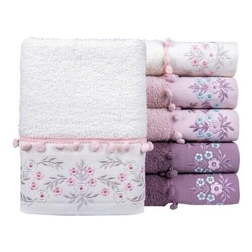 DowryWorld-6-Piece Dream Hand Face Towel Set %100 Cotton