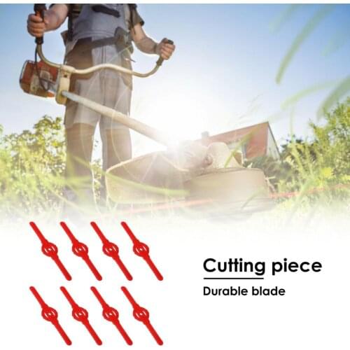 Grass Trimmer Head Blade Cutters Replacement Plastic Blades For Lawn Mower Cutter Weeder Garden Lawn Rotary Blade Cutter Fitting