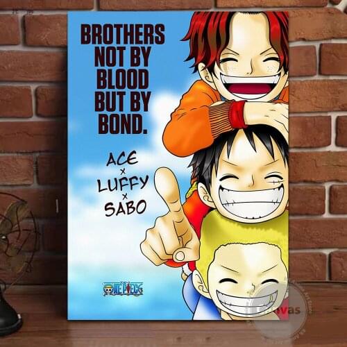 Canvas Anime Luffy Pictures Home Manga Decoration Paintings Poster HD Prints Wall Art Modular Living Room