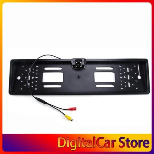 License Plate Frame Camera Rear View Reversing Image Visible Rear View Camera