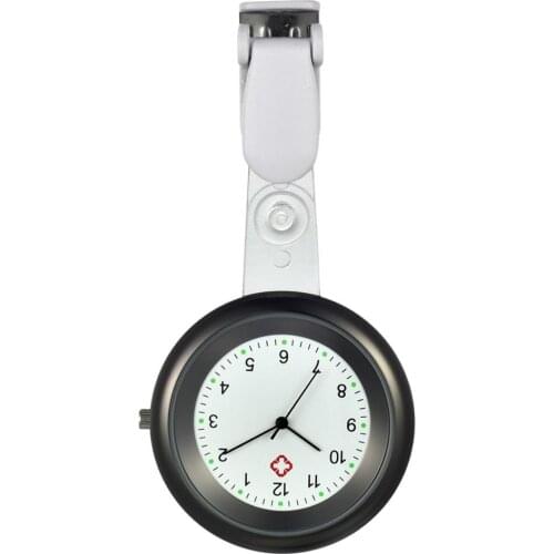 LANCARDO Nurse Watch Brooch Clip Infection Control Design Nurse Doctor Paramedic Brooch Fob Watch Quartz Colorful Doctor Watch