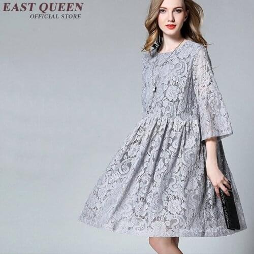 Summer dress big size women dress 2018 large size lace dresses summer style tunic women big size NN0244 YW