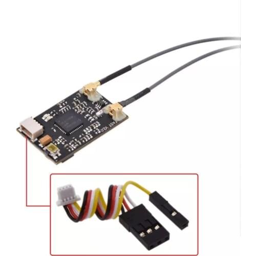 Mini Receiver MRFS01 2.4G FASST Compatible Receiver SBUS RSSI Output For Futaba T8G T14SG T18MZ T16SG Mini RC Drone FPV Racing