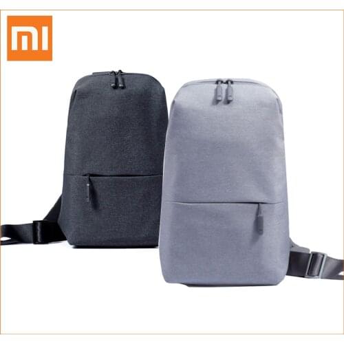 Xiaomi Multifunction Fashion Bags Chest Bag Simple Leisure Travel Urban Bag Waterproof 4 Compartments Backpack