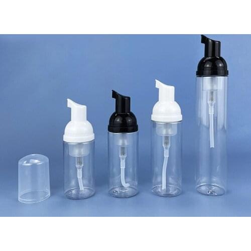 100pcs 30ml 50ml 60ml Refillable Bottles Soap Shampoo Foaming Mousses Liquid Dispenser Pump Container