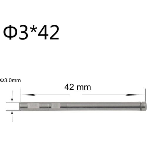 FATJAY 2pcs motor shaft 3.0*42mm stainless steel D3.0mm diameter 42mm length RC model accessories brushless motor spare part