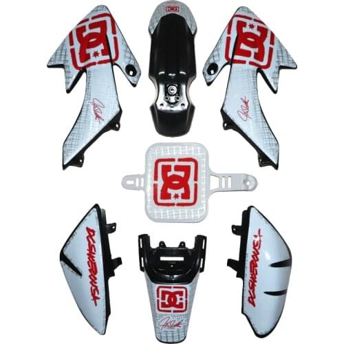 XR50 CRF50 Plastic kit + 3m graphics Decals Sticker Kit for 50cc 70cc 90cc 110cc 125cc SDG SSR PRO Dirt Pit Bikes