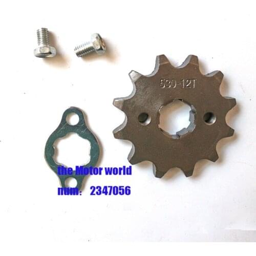 12T Teeth 20mm Front Sprocket For 530 Chain Loncin Lifan Engine Pit Bike ATV xz250r