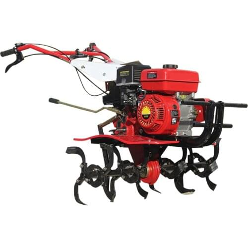 Agricultural field cultivating machine loose soil plowing turning rotary tiller small household diesel micro tillage tractor