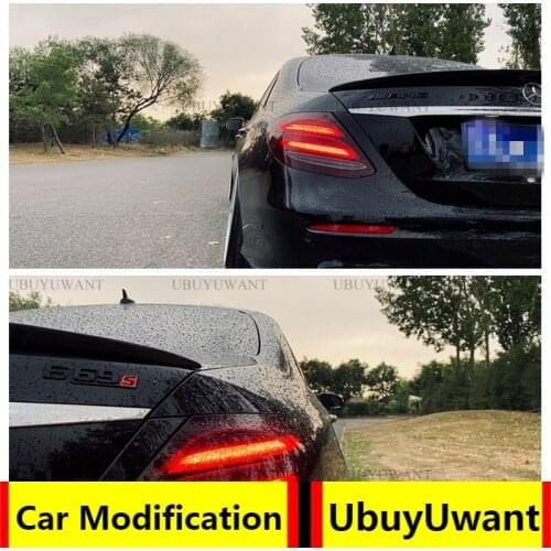 For Mercedes Benz W213 AMG 2015-2018 ABS Spoiler car tail wing decoration rear trunk spoiler for Mercedes W213 E Class