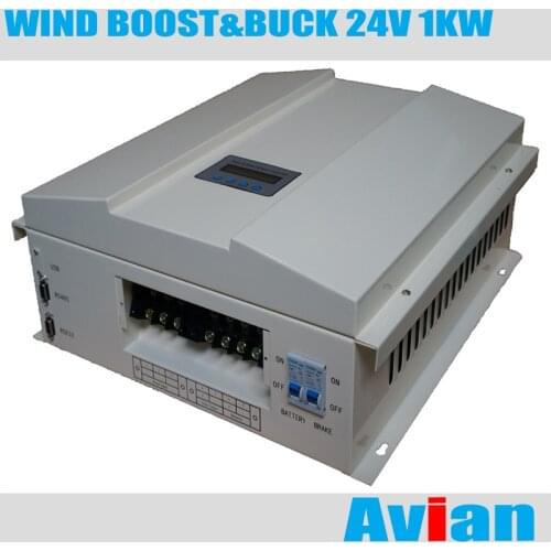 1KW 24V MPPT Wind Generator Controller with Boost and Buck Function 10V to 80V Charging CE Approved Free Software for RS232