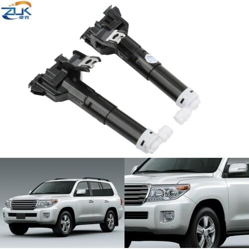 ZUK Front Headlight Headlamp Washer Nozzel For Toyota LAND CRUISER 2012-2015 GRJ200 URJ200 URJ202 VDJ200 85208-60060 85207-60060