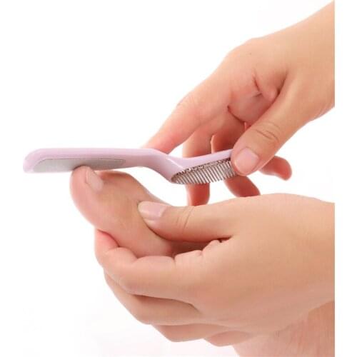 1Pc Foot File Exfoliating Scrub Rub Board Dead Skin Calluses Removal Pedicure Care Foot Care Tool Feet Care Color Random