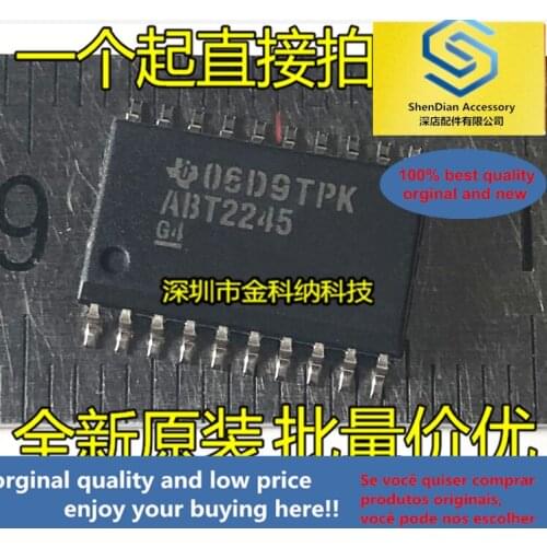10pcs only orginal new ABT2245 SN74ABT2245DW wide-body 7.2MM transceiver SMD SOP20 feet