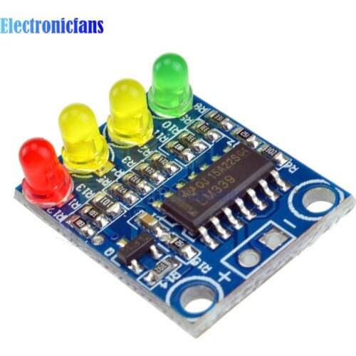 12V Electric Quantity 4 Power Indicator Battery Detection Module For Arduino TOP