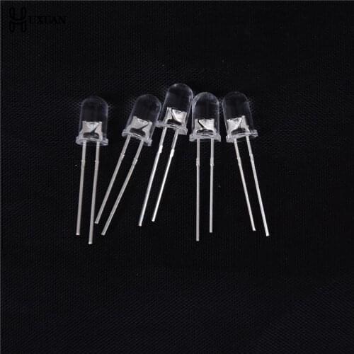 20 Pcs 5mm Superbright White Round LED 20000 Mcd