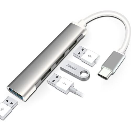 2021 New USB C HUB USB 3.0 HUB Type C USB Splitter Thunderbolt 3 USB-C Dock Adapter OTG for Macbook Pro 13 15 Air Mi Pro HUAWEI