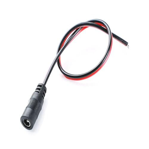 5.5x2.1mm DC Female Power Cable 12V Plug Wire Adapter Cable Plug Connector Jack for CCTV Camera DC plug Female
