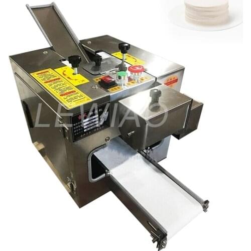 110v/220v Automatic Wonton Dumpling Skin Machine Roti Chapati Wrapper Making Maker