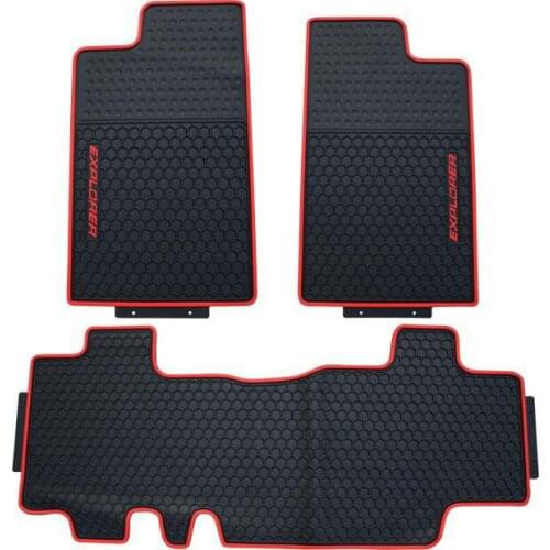 Car Rubber Floor Mats Non-Slip Mat Feet Pads Rugs For Explorer 2006 2007 2008 2009 2010 2011 2012 2013 2014-2016 Left Hand Drive