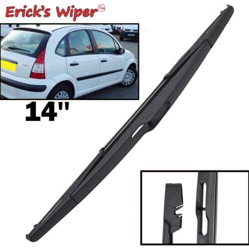 Ericks Wiper 14" Rear Wiper Blade For Citroen C3 -01.2002 - 2009 Windshield Windscreen Rear Window