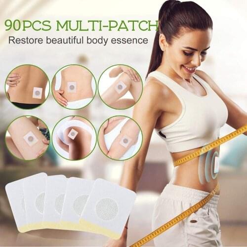30pcs/Top quality healthy weight loss products natural belly slimming patch magnet navel patch natural slim products