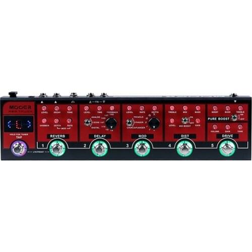 MOOER Red Truck Guitar Combined Effects Pedal