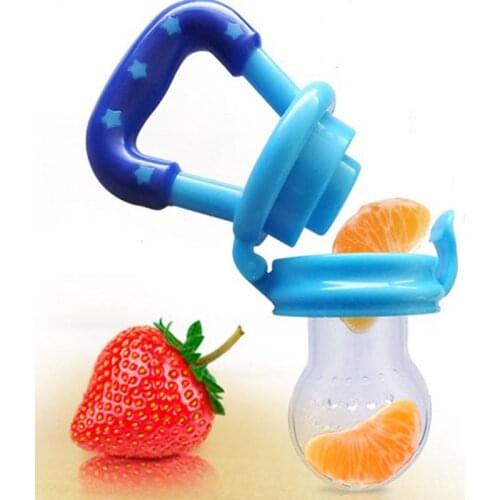 Baby nipple Fresh Food Nibbler Baby Pacifiers Feeder Kids Fruit feeding nipple Safe Supplies Nipple Teat Pacifier Bottles