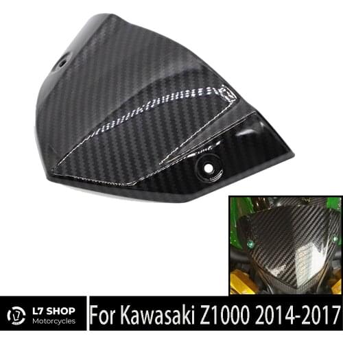 Kawasaki Motorcycle Injection ABS Parts Windshield Front Visor Instrument Cover For Z1000 2014 2015 2016 2017