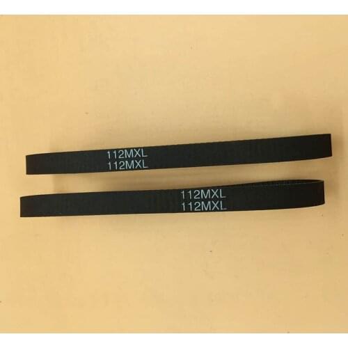2PCS For Wit color 112MXL Flat flex O ring small belt for Wit color 2000 3000 Smart color 600 Timing Belt X motor pulley belt