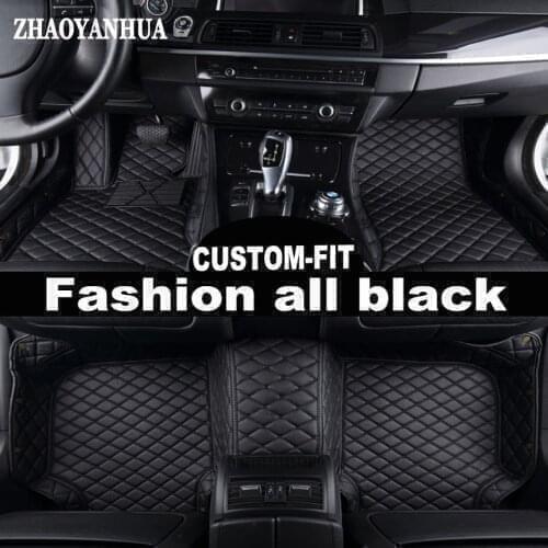 Custom LHD/RHD Waterproof Anti-Dirty Leather Car Floor Mats For Mercedes-Benz E Class E500 E550 E43 E53 E55 Year Car Accessories