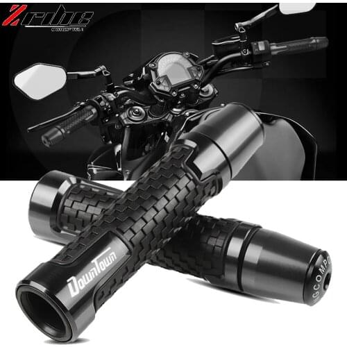 For KYMCO Downtown DT 200i 300i 350i 125 200 250 350 CNC Motorcycle knobs Anti-Skid scooter Handle Grips 22mm Bar Hand Handlebar