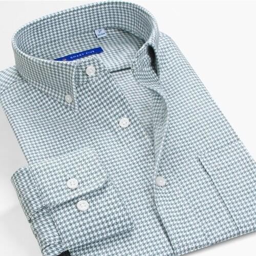 Smart Five Shirts For Men Clothing Long Sleeve Mens Shirt Checkered FASHION Social Shirt 2020 Man Clothes Summer Shirt a Plaid
