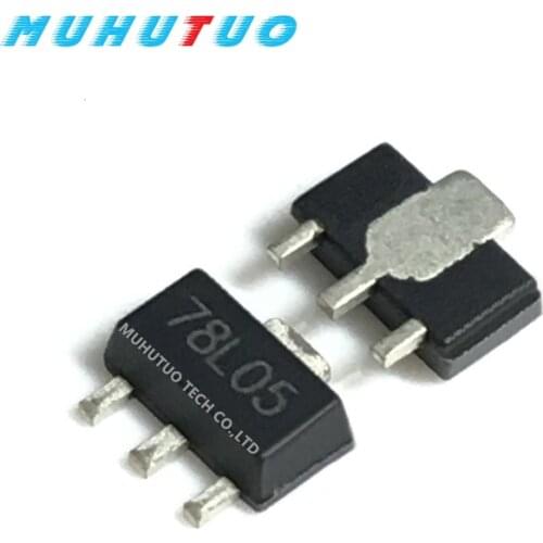 20PCS CJ78L05 78L05 SOT-89 patch tri-terminal pressure regulator