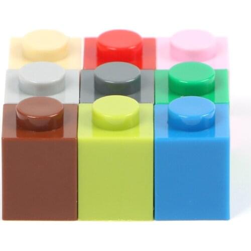 1*1 High Point 100g/lot Building Block Accessories Brick Colorful DIY Supplementary spare parts Building material Locking Bricks