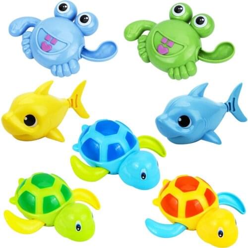 1Pcs Babys Toy Newborns Animal Summer Bathing Wind Up Plaything Bathroom Swimming Accessories for Kids