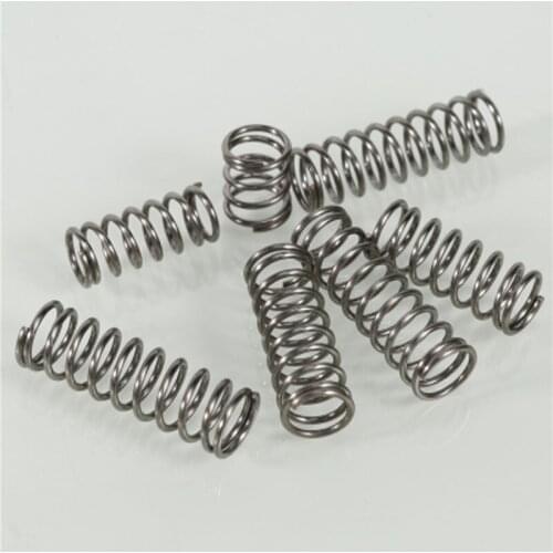 10PCS Compression Spring 0.5mm Wire Diameter 5-50mm Length 2.5mm OD Small Springs