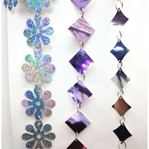 100pcs Loose Flat Sequins For Crafts DIY Curtains Accessories Wedding Decoration Loose Paillette