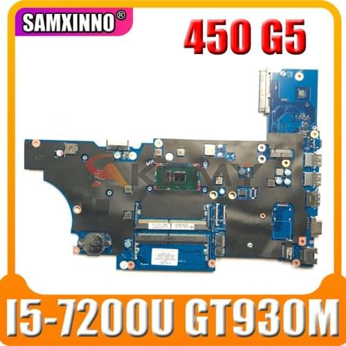 Akemy For HP For Probook 450 G5 Laptop Motherboard DA0X8CMB6E0 L12612-001 Motherboard i5-7200U GT930M GPU Test Ok Fast Ship
