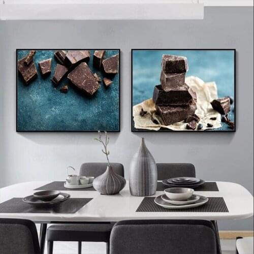 Diamond Painting Chocolate Nuts Coffee Candy Delicious Food Diamond Embroidery Mosaic Set Cross Stitch Home Decoration Painting