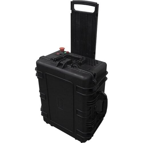 Trolley Case Fiber Laser Clean Machine Rust Oil Metal