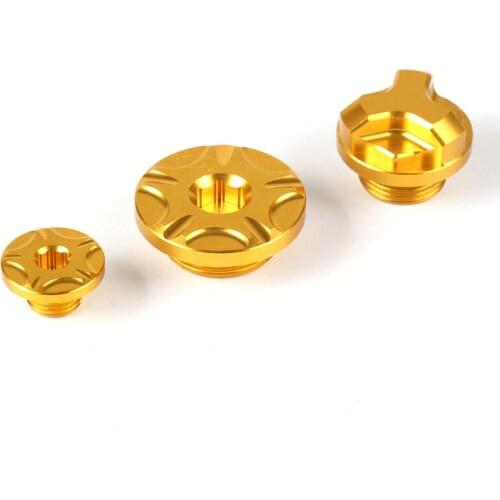 CNC Billet Engine Timing Cover Oil Filter Plugs Bolts Set For SUZUKI RMZ250 RMZ 250 2007-2019 RMZ450 450 2005-2019 RMX450Z 10-19