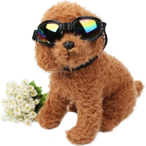 1pc Colorful Fashion Cool Waterproof Foldable Pet Dog Sunglasses Medium Large Dog Glasses Eyewear Protection Goggles