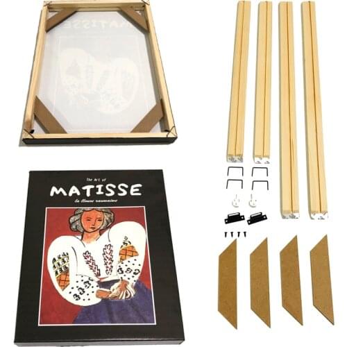 Natural Wood Decorative Frame For Wall Canvas Oil Painting Large DIY Picture Frame Poster Frame Photo Frame Photo Mural