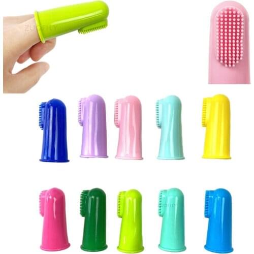 Baby Cleaning Finger Toothbrush Newborn Super Soft Pet Fingers Toothbrushs Boy Girls Teeth Clean Brush Toddler Oral Toothbrush