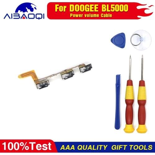 Power On/Off+ Volume FPC Key Up/Down Button Flex Cable FPC For Doogee BL5000 Phone Perfect Replacement Parts Free Tools