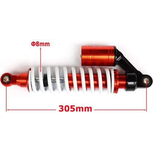 Motorcycle 8mm 305mm 325mm 350mm Front Air Shock Absorber For Honda For Yamaha For Suzuki For Kawasaki Dirt bike Gokart ATV